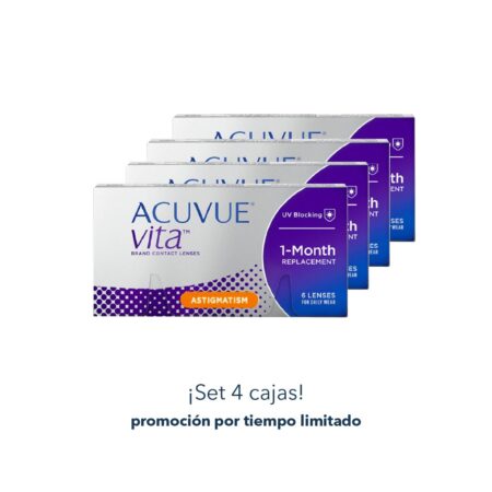 Promo 4 cajas: Acuvue Vita para Astigmatismo