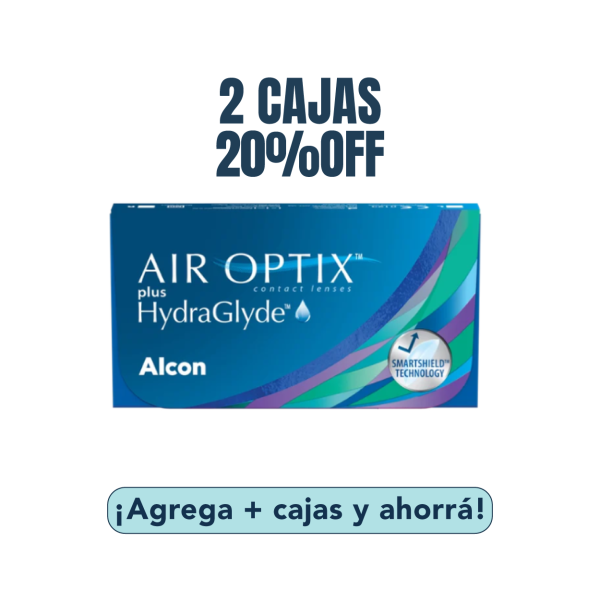 Air Optix Plus con Hydraglyde - Miopía e Hipermetropía