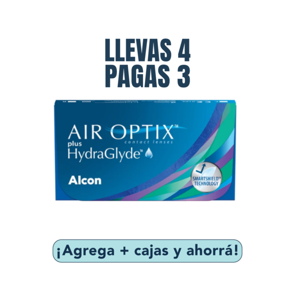 Air Optix Plus con Hydraglyde - Miopía e Hipermetropía