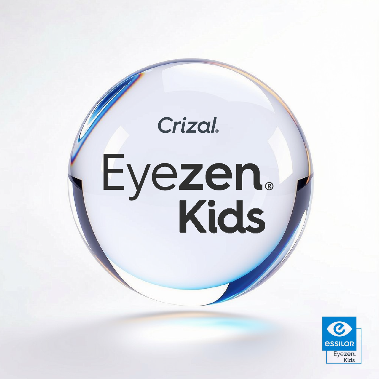 EYEZENKIDS_0 Essilor® Eyezen® Kids 1.50 + Crizal® Prevencia™ + Blue UV™ Filter System - Image 1