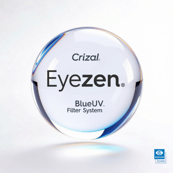 Essilor® Eyezen®1.50 + Crizal® Prevencia™ + Blue UV™ Filter System